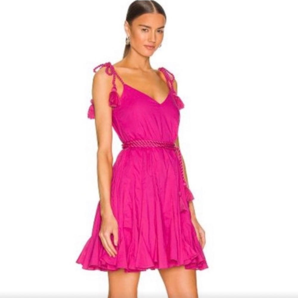 NWT Rhode dress - bright pink Small